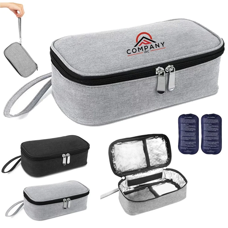 Portable Insulin Cooling Bag Lightweight Medical Refrigerator for Travel Polyester Storage Ice Bag 1