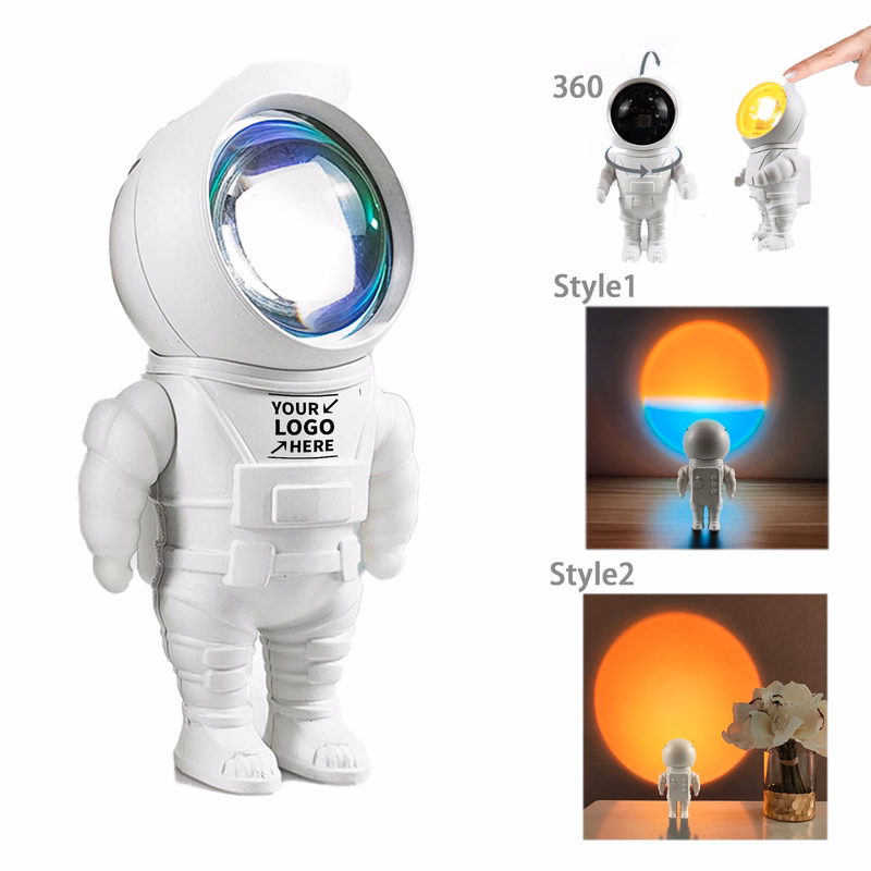 LED Spaceman Sunset Lamp Projection