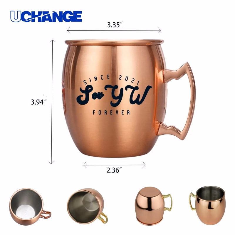 Stainless Steel Moscow Mule Cup Container (18 oz)