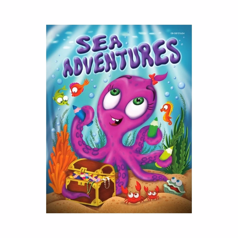 Sea Adventures Coloring Books - Sea Animals 64 Pages