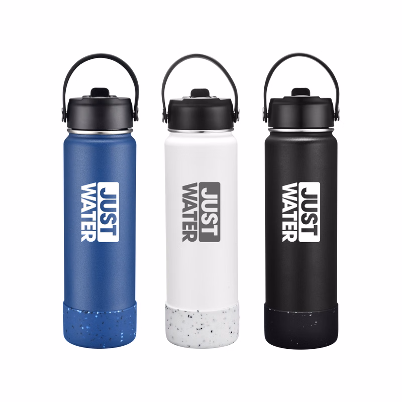 Union Printed - 27oz Vacuum Water Bottle w/ Silicone Bottom