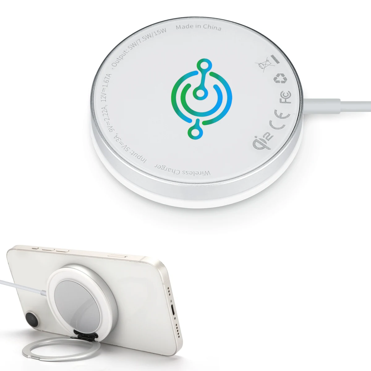 MagNano Qi Wireless Charger & Stand 1