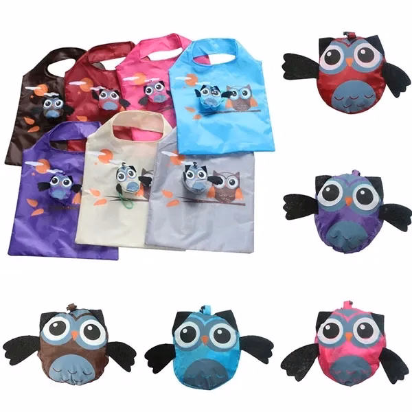 Owl Shape Folding Shopping Bag