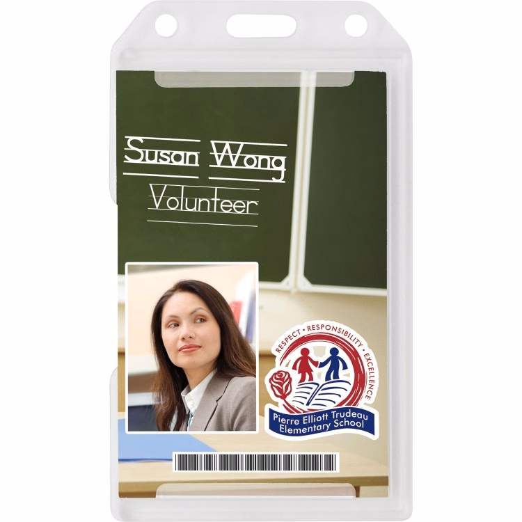 Plastic Dual Side ID Holder
