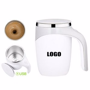 380ml Rechargeable Stainless Steel Blending Cup With Plastic Exterior