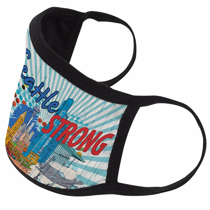 Dye Sublimated 3-Ply Cotton Mask