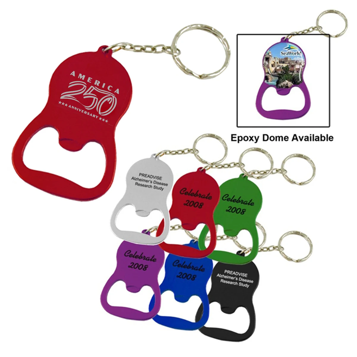 Calabash Bottle Opener W/Key Chain (Keychain, Key Chains) 1