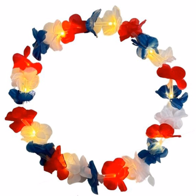 Patriotic Light Up Leis
