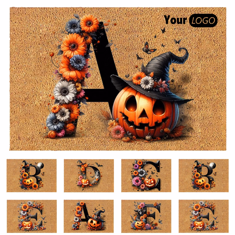 Polypropylene Weather-Resistant Flocked Faux Coco Mat For A Clean Welcome