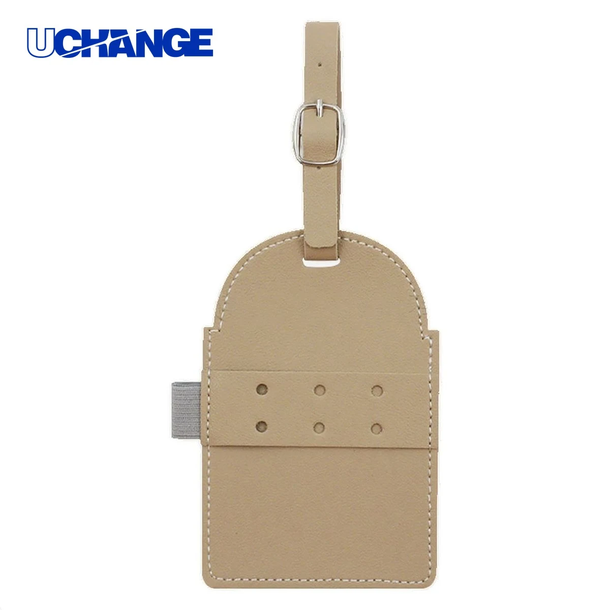 PU Leather Golf Tee Holder Tag with Pencil Slot 1