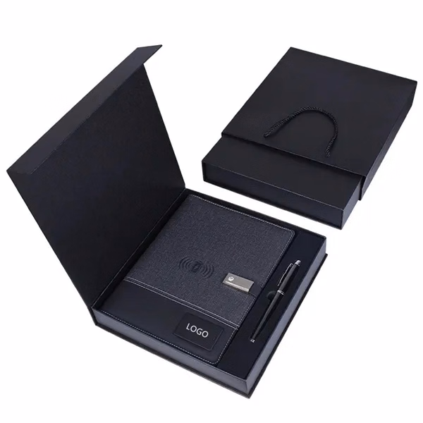 Multifunctional Diary NoteBook Power Bank Gift Set