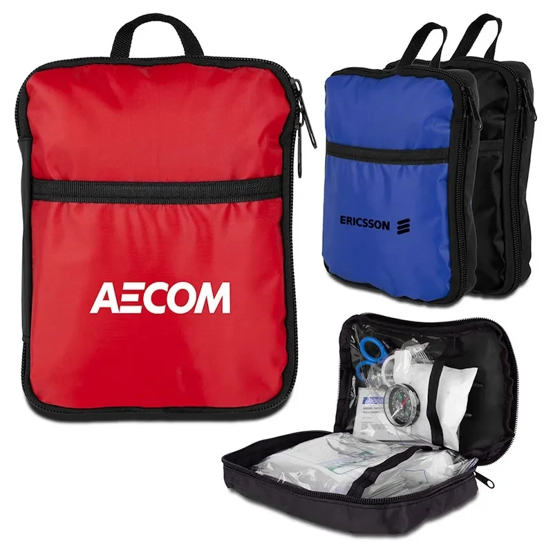 60pc First Aid Kit in Portable Traveling Bag 1