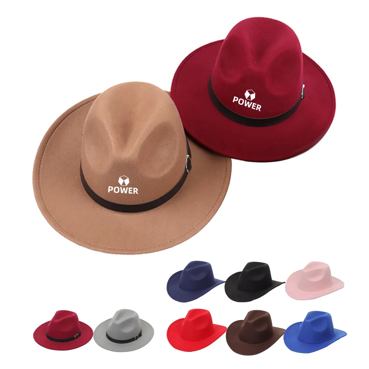 Children size Wide-brimmed cowboy hat for sun protection 1