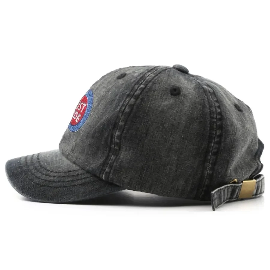 Plain Denim Baseball Cap 1