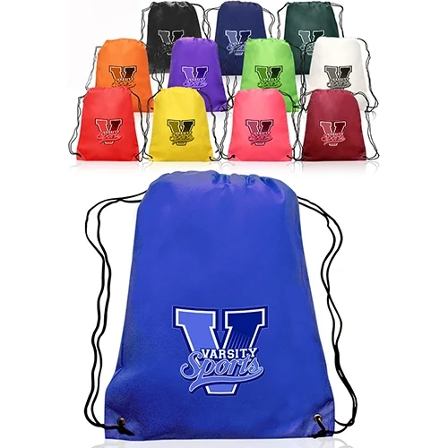 Drawstring Backpacks - 14" W x 17" H 1