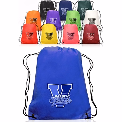 Drawstring Backpacks - 14" W x 17" H