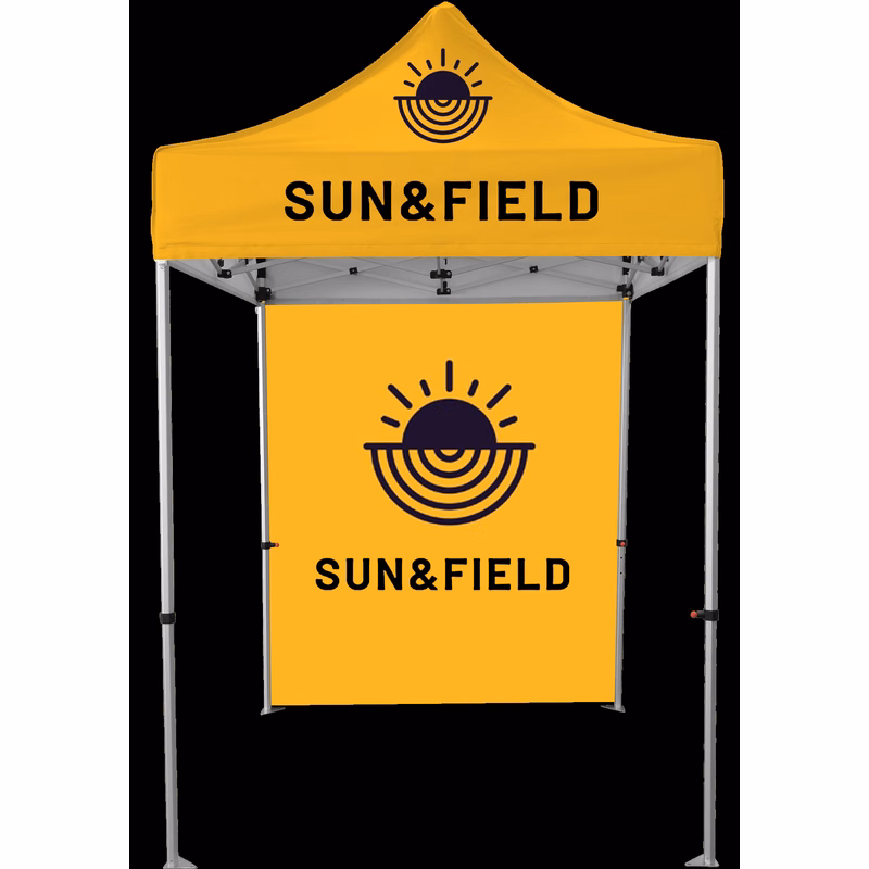 6.5ft Full Side Tent Wall Only - 2 Side Imprint