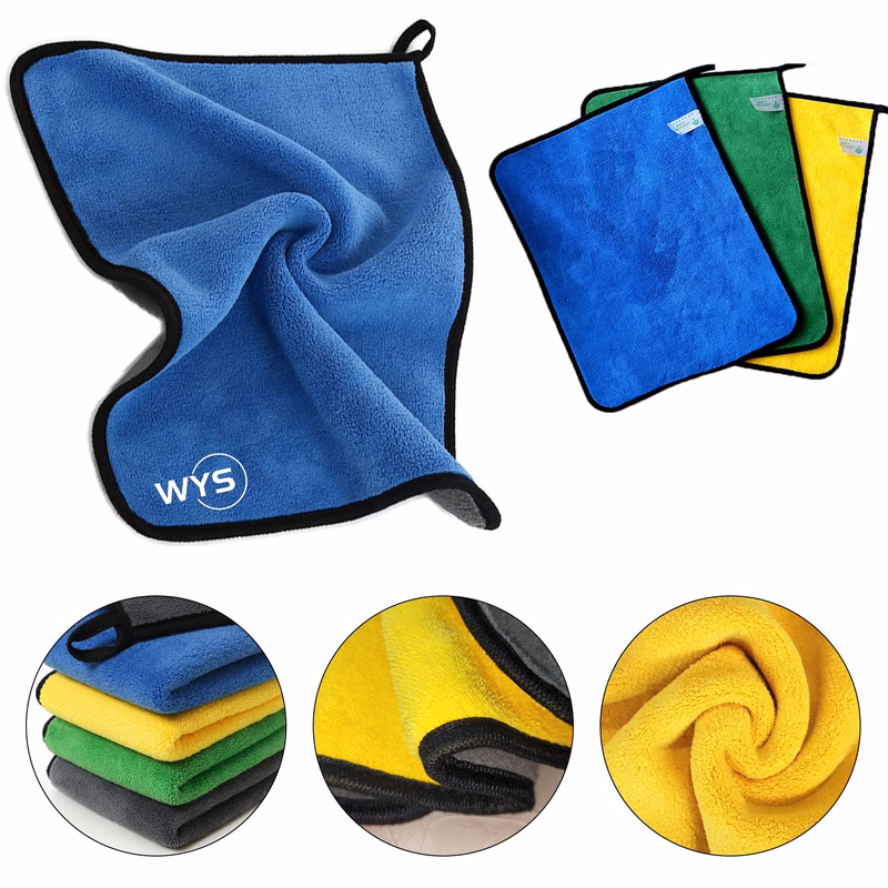 12" x 15" Multipurpose Plush Microfiber Cleaning Towel