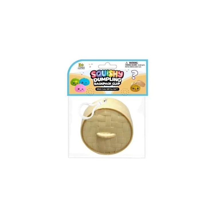 Squishy Dumpling Backpack Clip Toys - Assorted 1