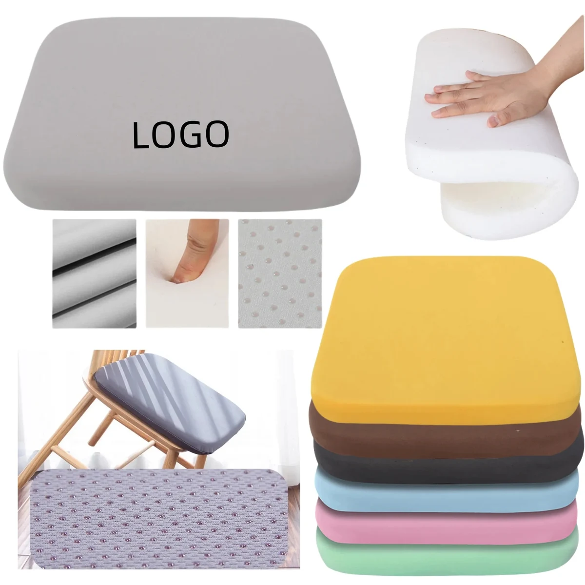 Soft Slow Rebound Sponge Cushion 1