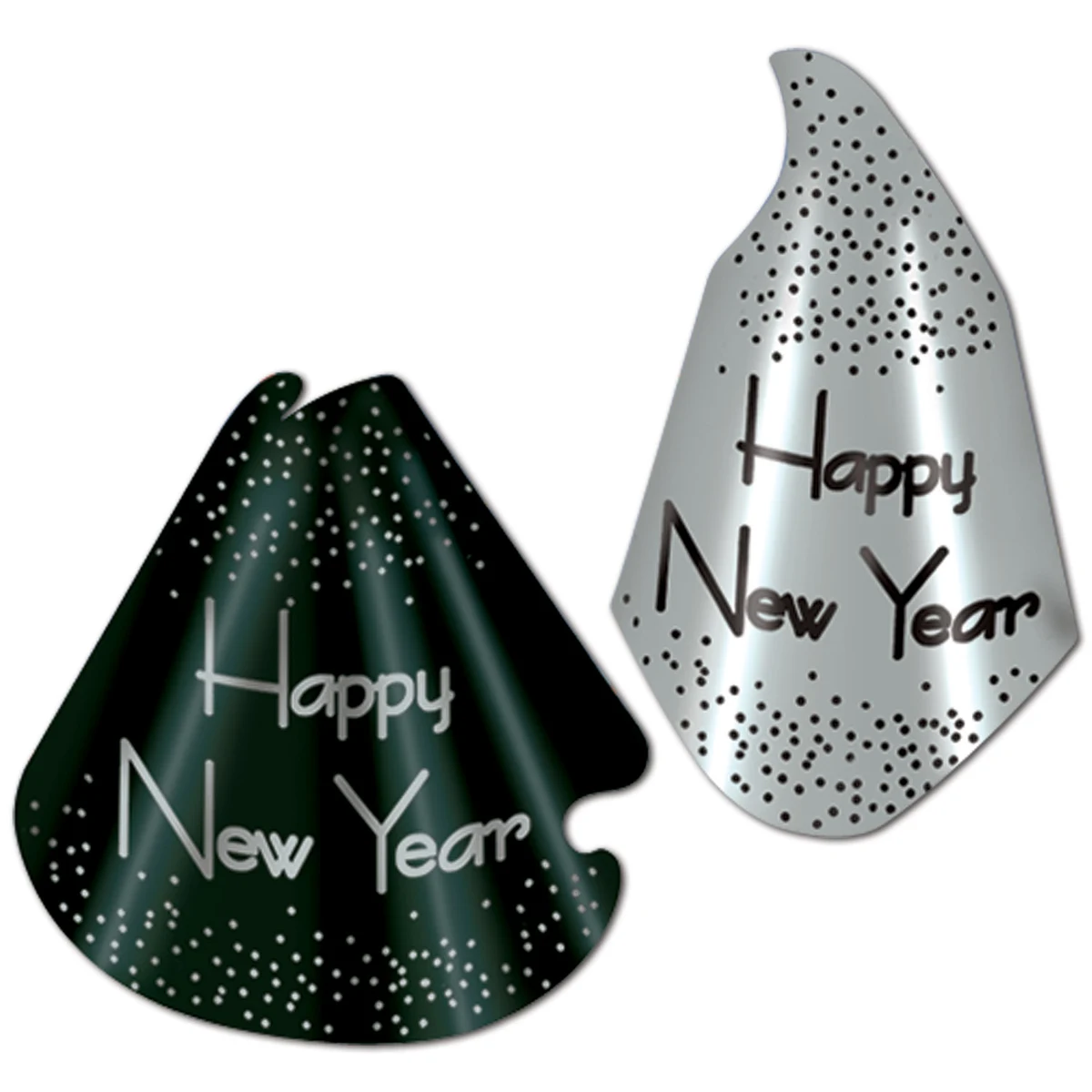 Black & Silver Sparkling Hat 1