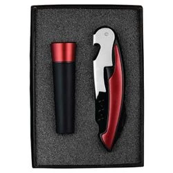 Wine Opener & Vacuum Stopper Gift Set 1