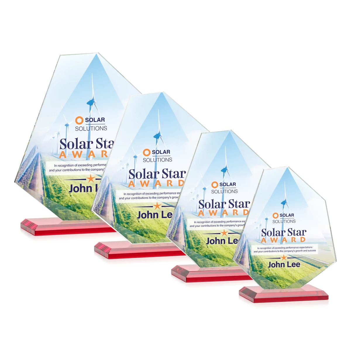 Picton VividPrint™ Award - Red 1