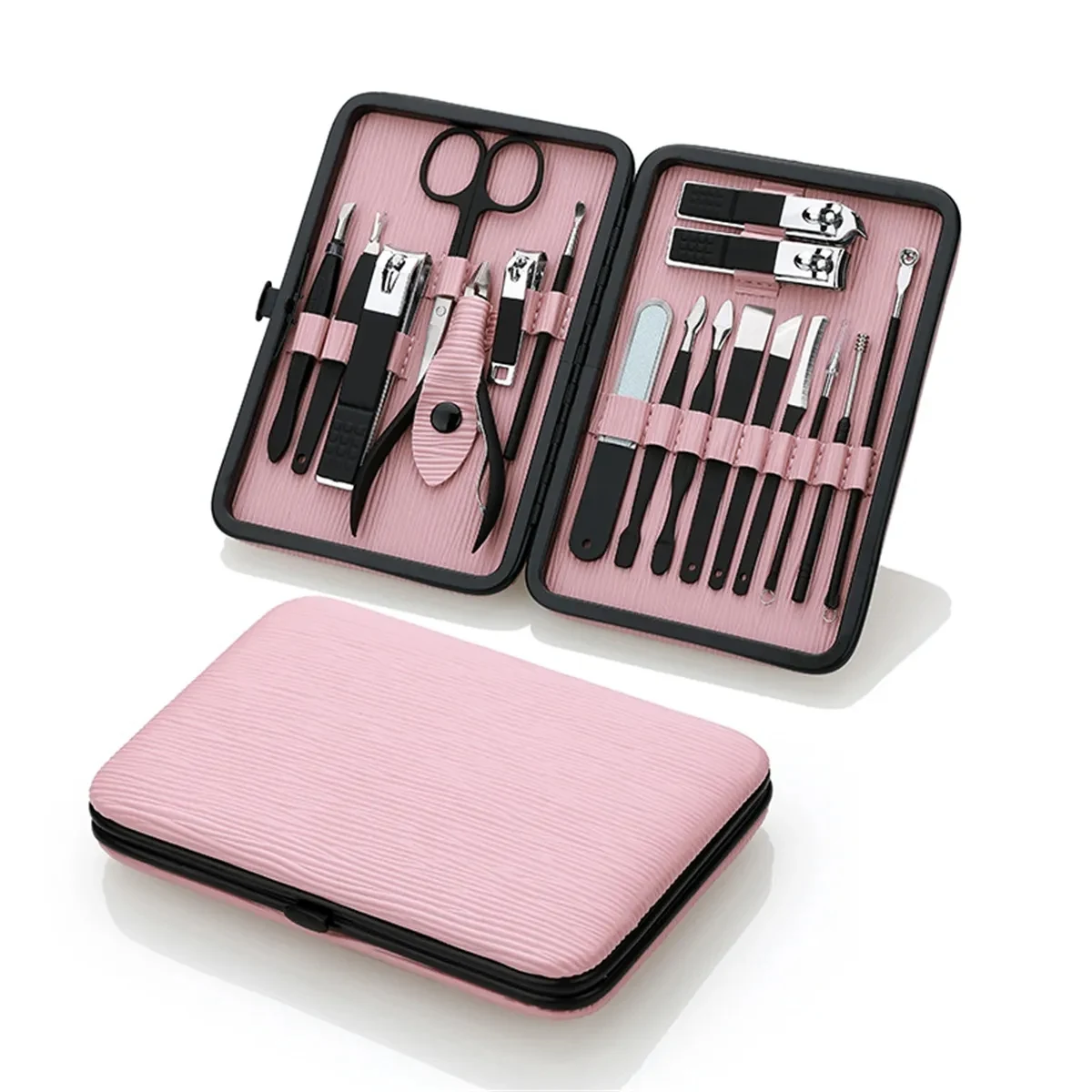 Manicure Set Professional Nail Clippers Kit for Women 18Pcs 1