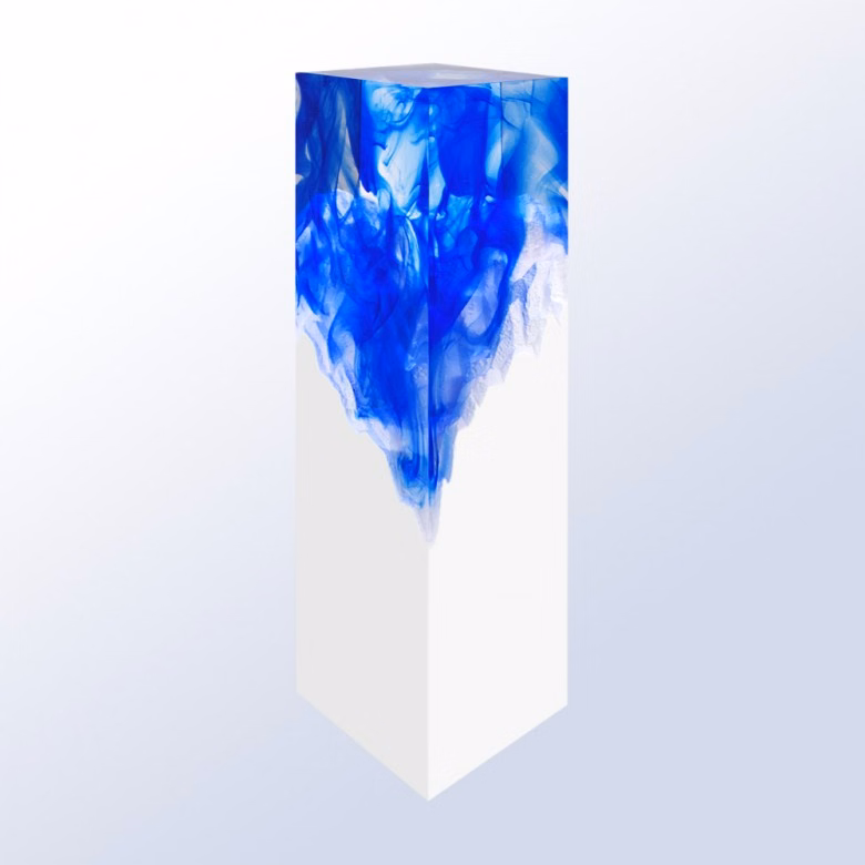 Vibrance Award-Blue 9.5"