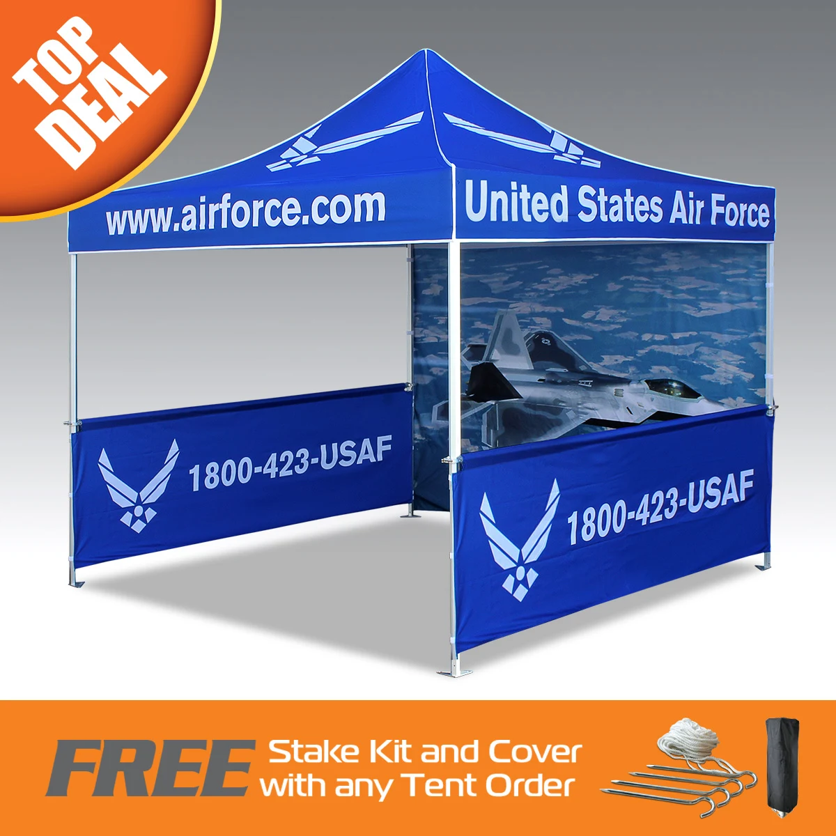 Special Price: Bundle Promo 10x10 Tent w/walls & railskirts 1