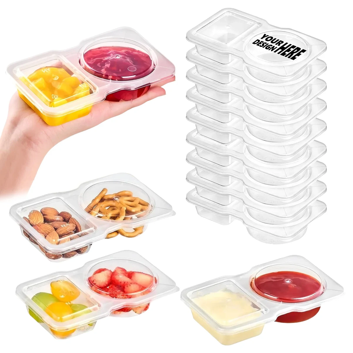 Sauce Container With Lid 1