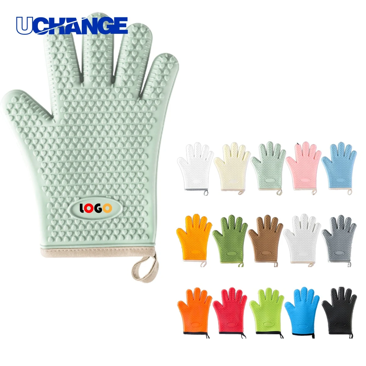 Heat Shield Edge Sealed Silicone Gloves 1