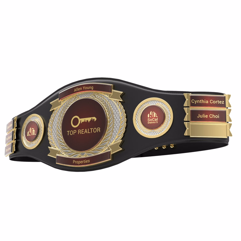 Express Vibraprint® Perpetual Championship Award Belt- Mixed
