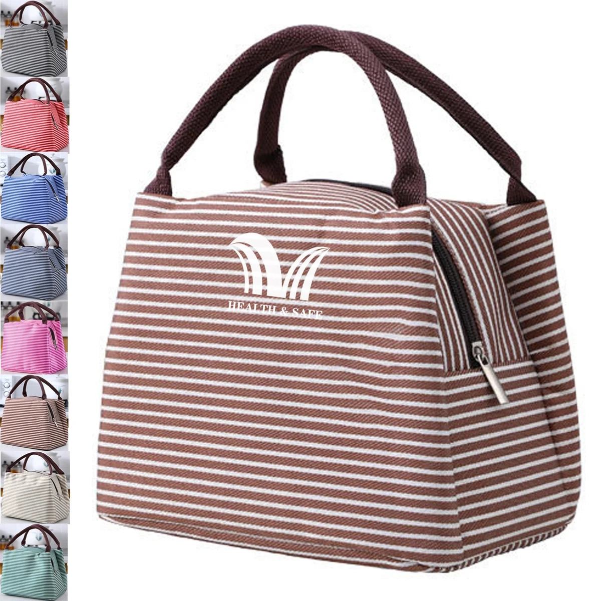 Stripe Tote Lunch Bag 1