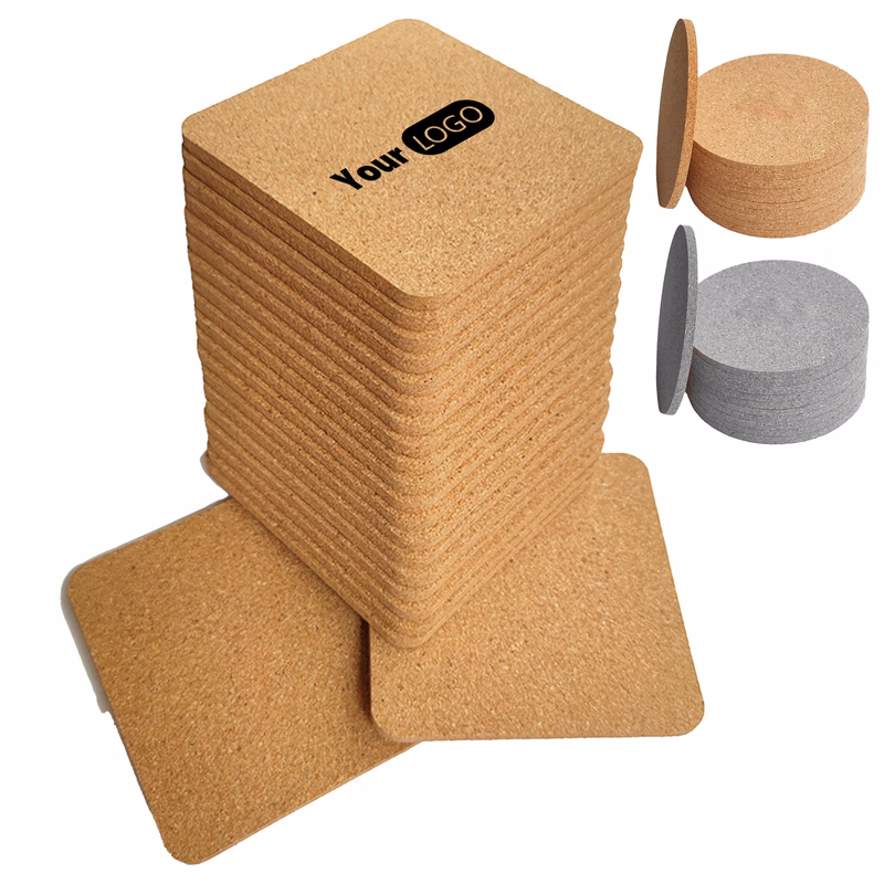 Wood Eco-Friendly Cork Table Mat With Custom Logo