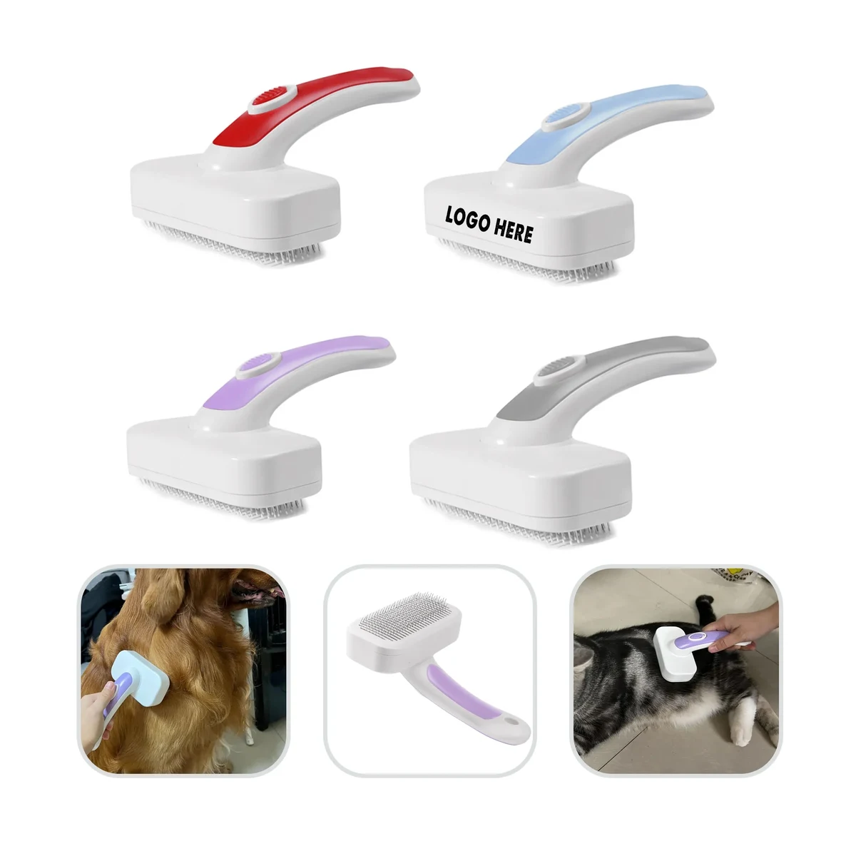 Cat Dog Pet Brush For Shedding 1