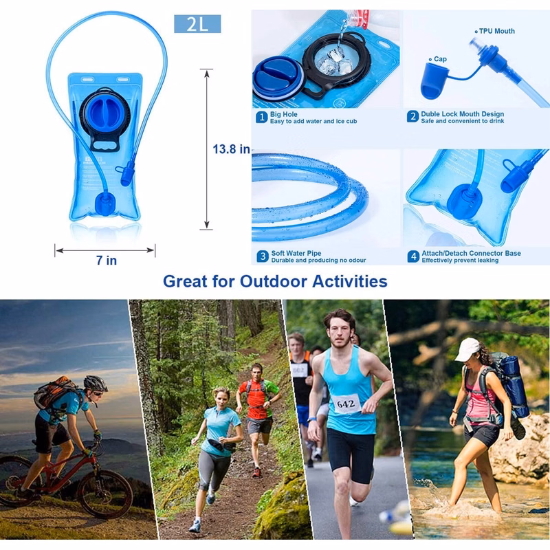 2 Liter Leakproof Water Storage Bladder Bag