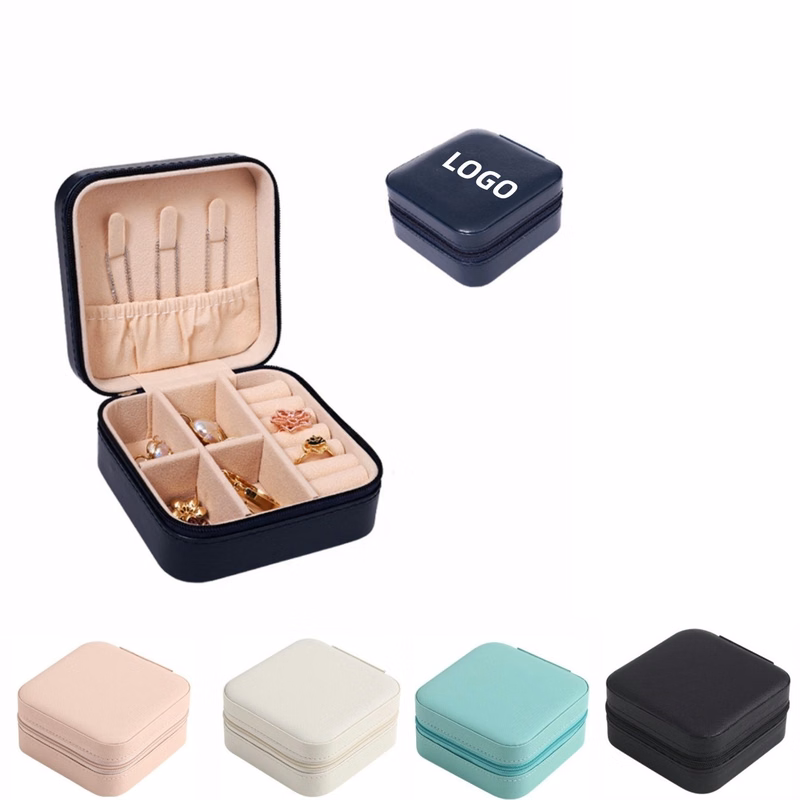 PU Leather Travel Jewelry Box