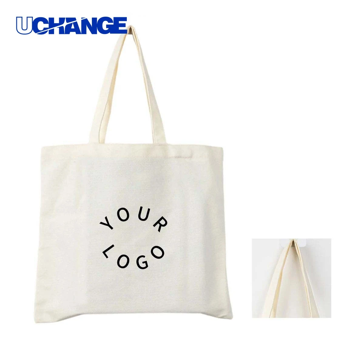Reusable Canvas Bag for Daily Essentials Tote, custom tote bag with logo imprint 1