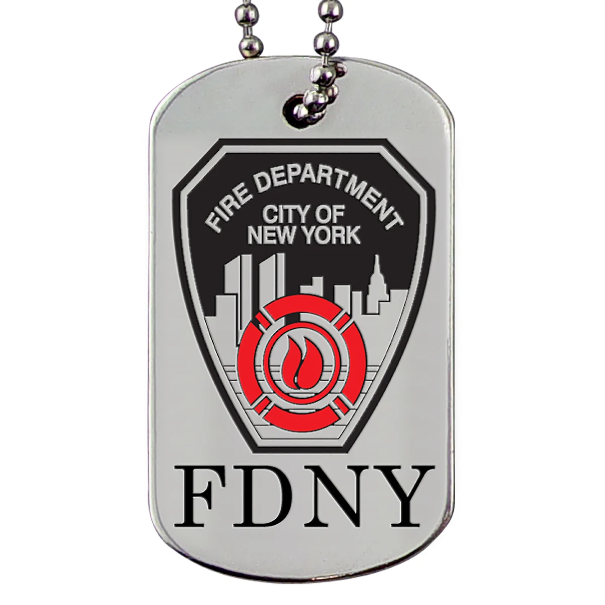 Etched Dog Tags - Stainless Steel Base 1