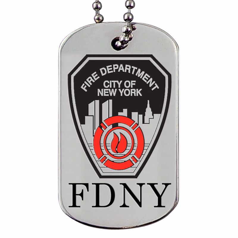 Etched Dog Tags - Stainless Steel Base