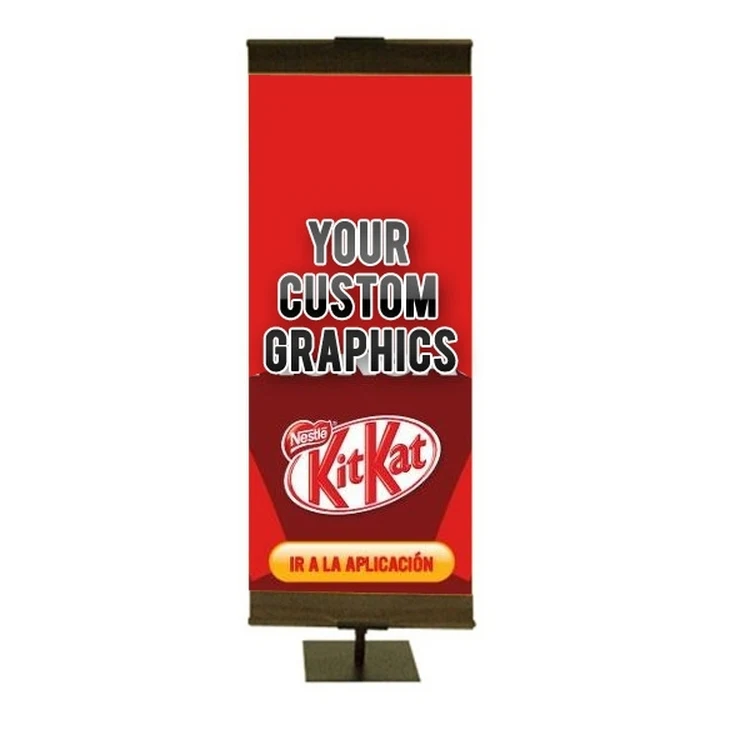 Banner Stand Small w/ Square Base-Single Sided 1