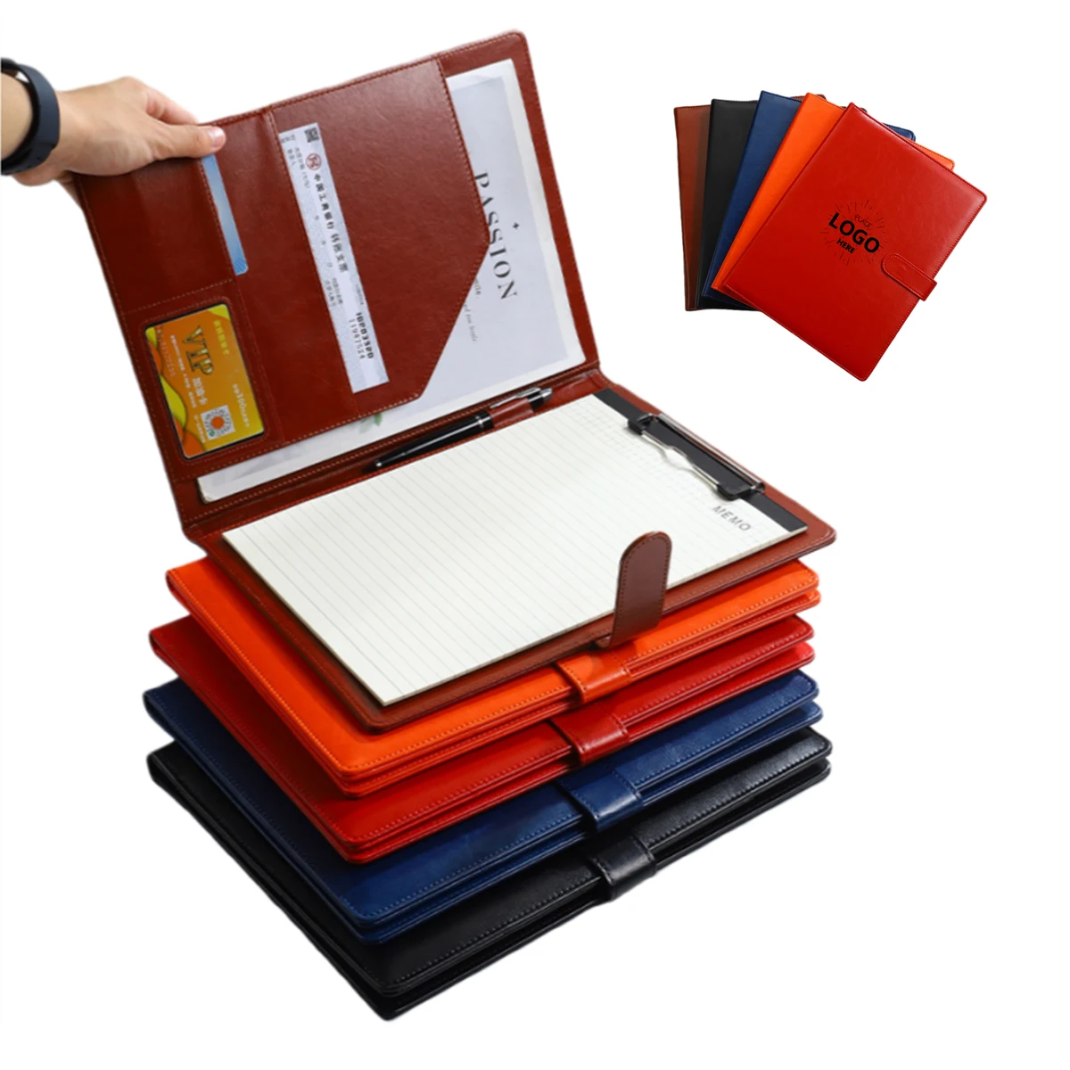 A4 Leather Folder Padfolio 1