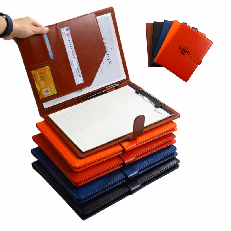 A4 Leather Folder Padfolio