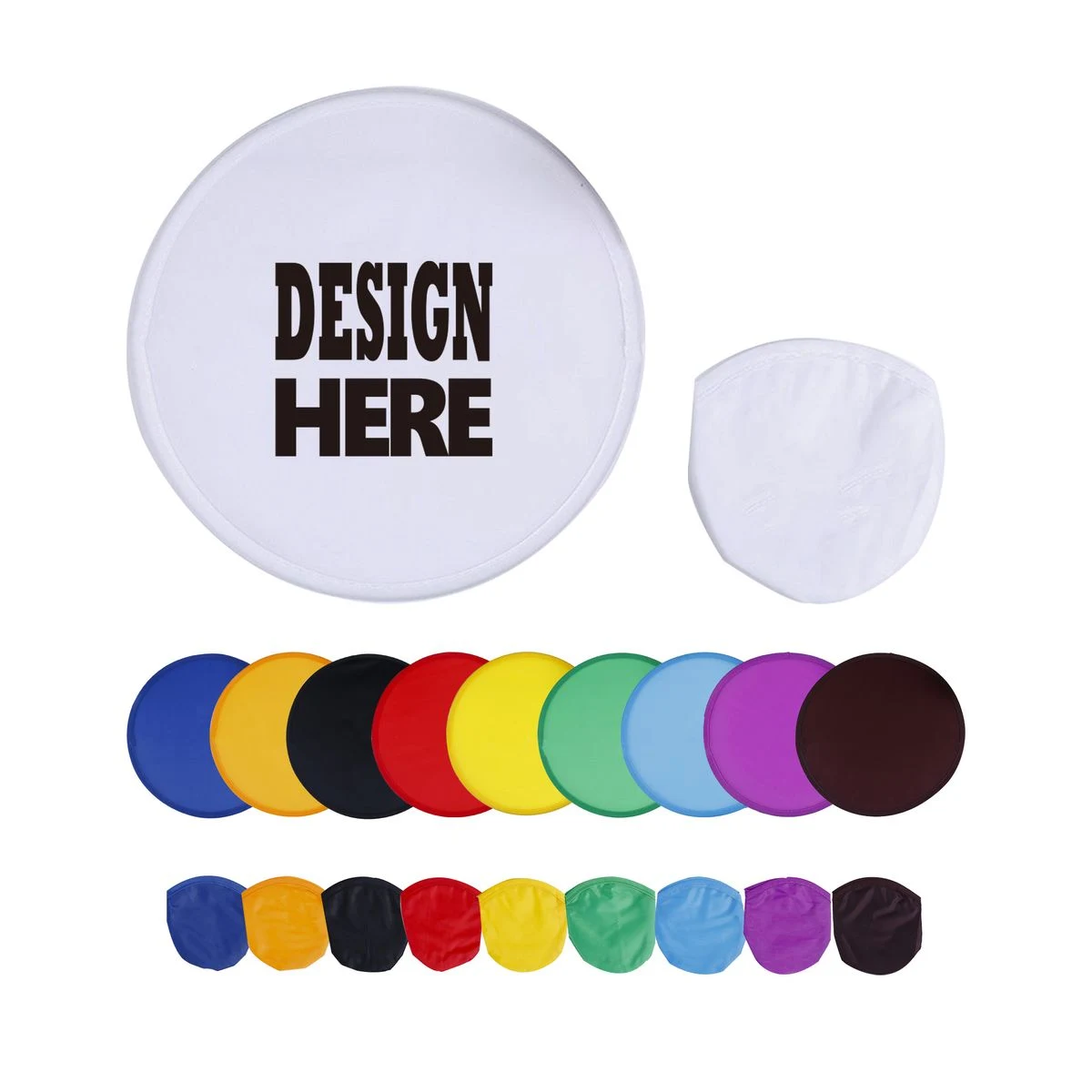 Portable Pop-Up Flying Disc with Pouch 1