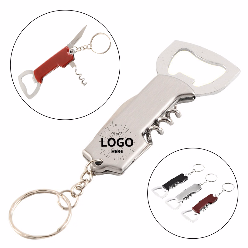 3-in-1 Multitool Carabiners Survival Tool Keychain