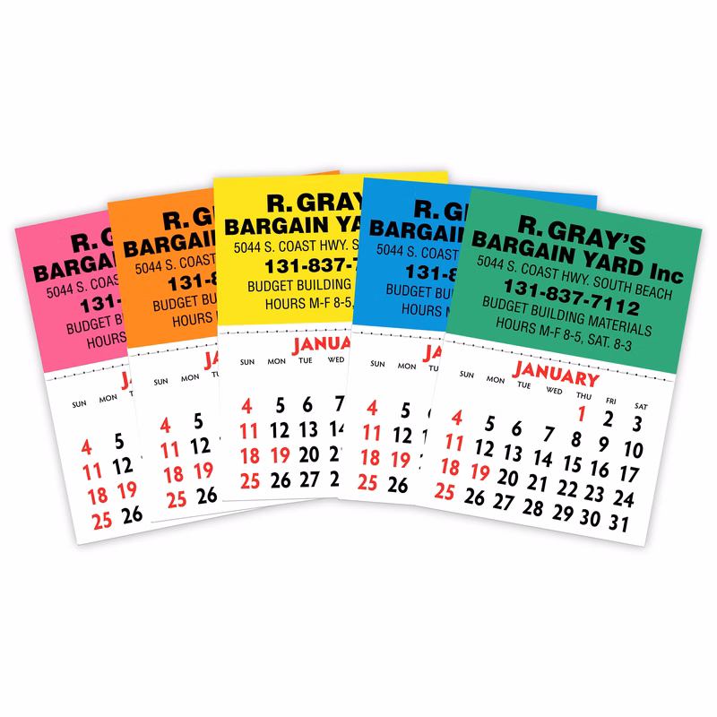 Kwik Stik Maxi Neon Padded Calendar