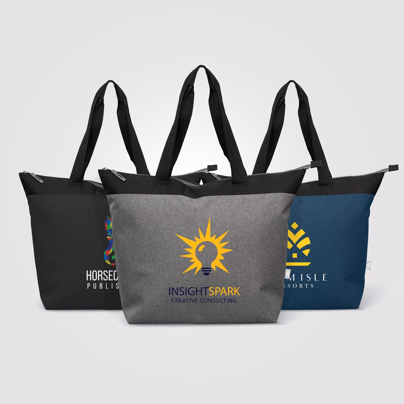 Metropolis™️ 600D Recycled Polyester Zippered 44-can Cooler Tote Bag - 27L