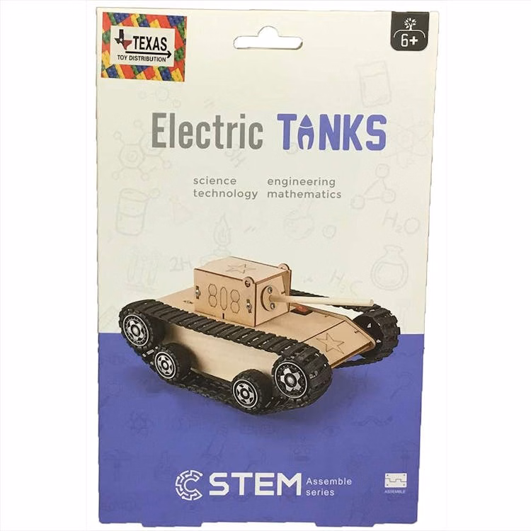 Wooden Military Tank STEM Construction Kits