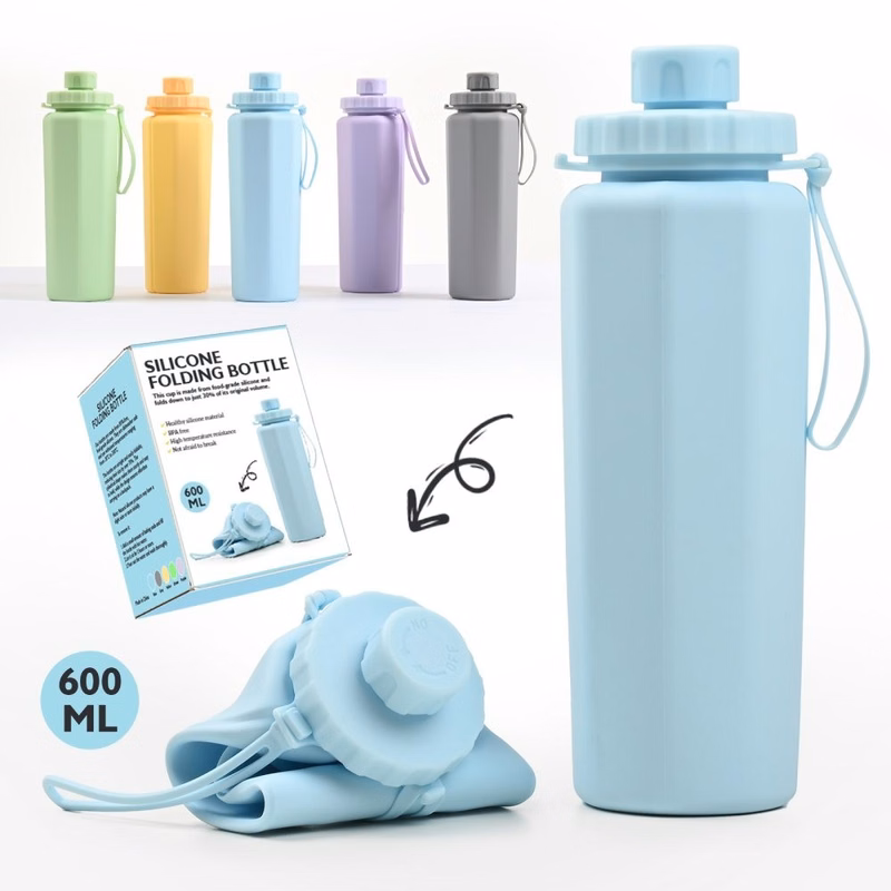 Roll Up Silicone Collapsible Cup